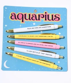 Unique Vintage Gift Under $20>Aquarius Pen Set