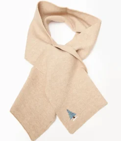 Unique Vintage Gloves & Scarves>Banned Cream Snow Season Knitted Scarf