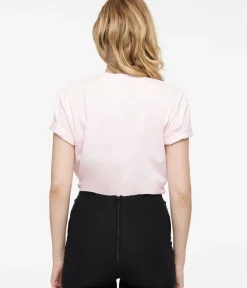 Unique Vintage Graphic Tees|Graphic Tees>Barbie x Baby Pink Barbie Logo Unisex Graphic Tee