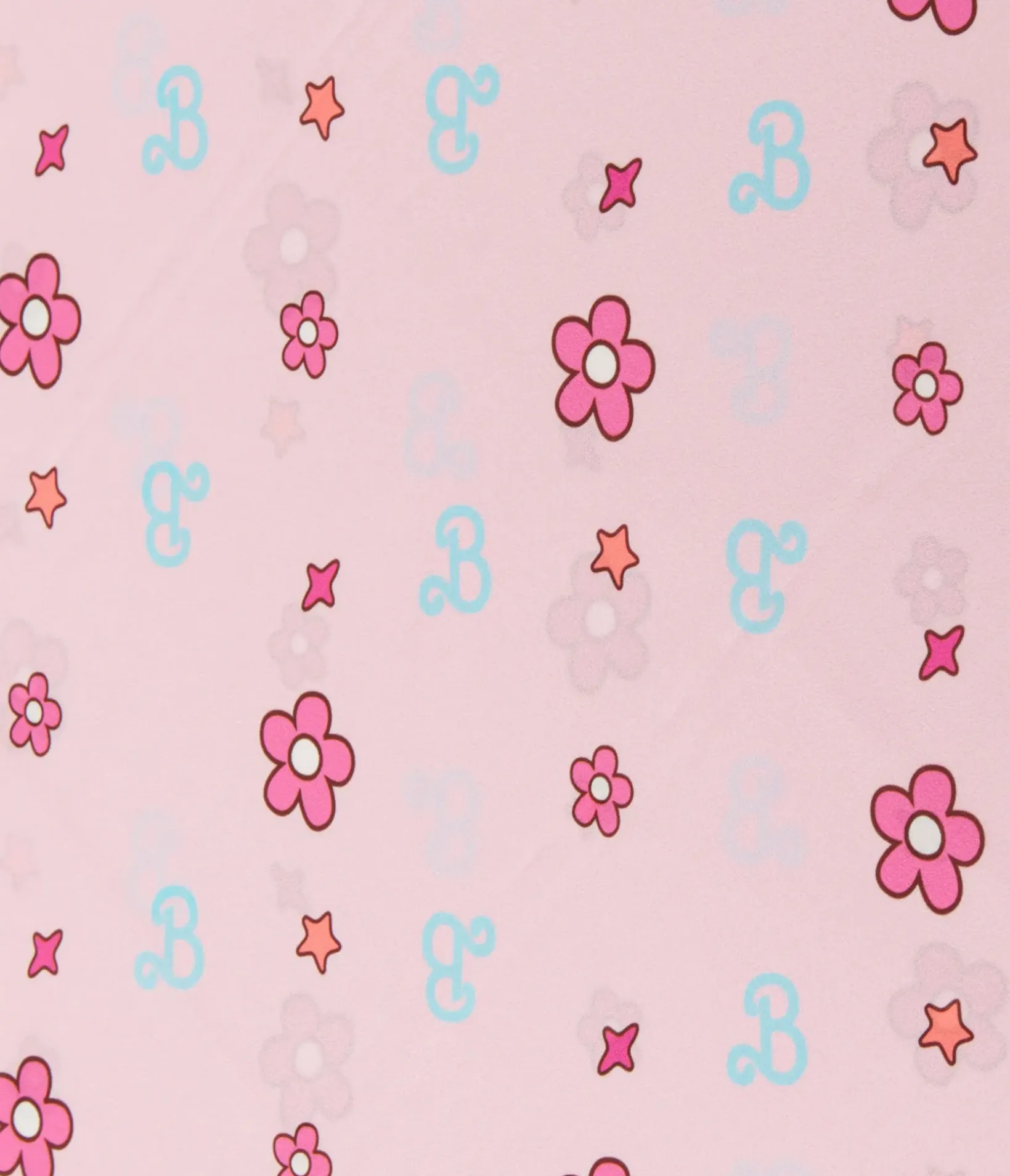 Unique Vintage All Things Pink|Hair Scarves>Barbie x 1970s Pink Barbie Print Hair Scarf