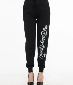 Unique Vintage Pants|Pants>Black Baby Ghoul Fleece Sweatpants