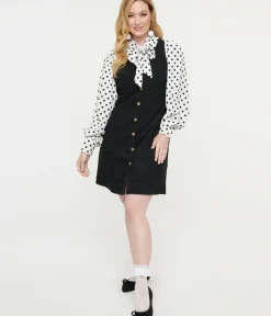 Unique Vintage Fit & Flare|Pocket Dresses><noscript><img width=