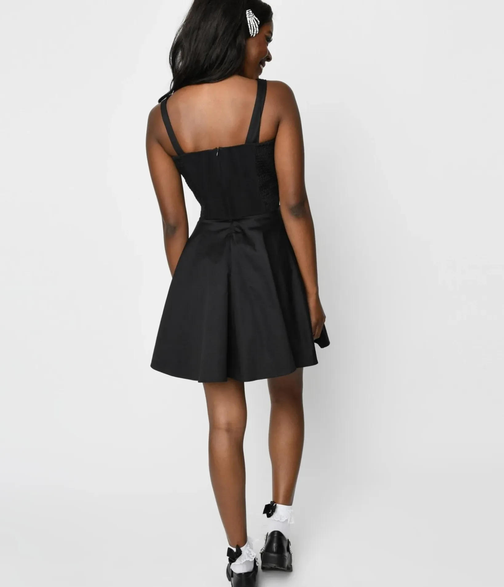 Unique Vintage Fit & Flare|Fit & Flare>Black Eye Me Fit & Flare Dress