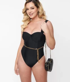 Unique Vintage One Piece Swim|Bachelorette><noscript><img width=