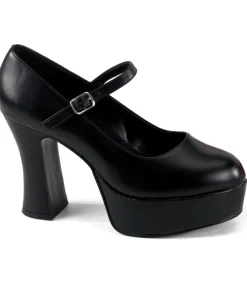 Unique Vintage Special Occasion|Prom Shoes>Black Mary Jane Pumps