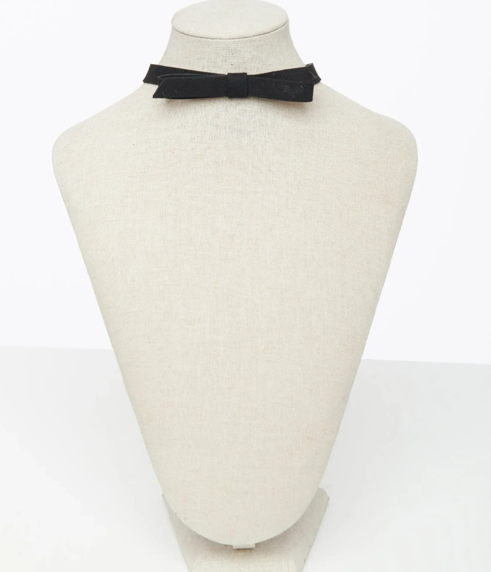 Unique Vintage All Things Black|Necklaces>Black Suede Ribbon Choker