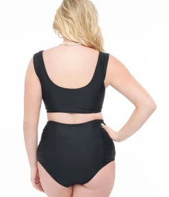 Unique Vintage Two Piece Swim|Two Piece Swim>Black Two Piece Swim Set