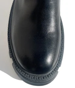 Unique Vintage Boots>Black & White Balancing Act Boots