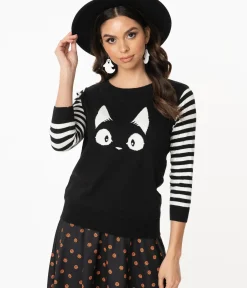 Unique Vintage Sweaters & Cardigans|All Things Black><noscript><img width=