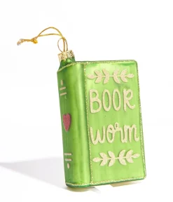 Unique Vintage Gifts For The Home>Book Worm Glass Ornament