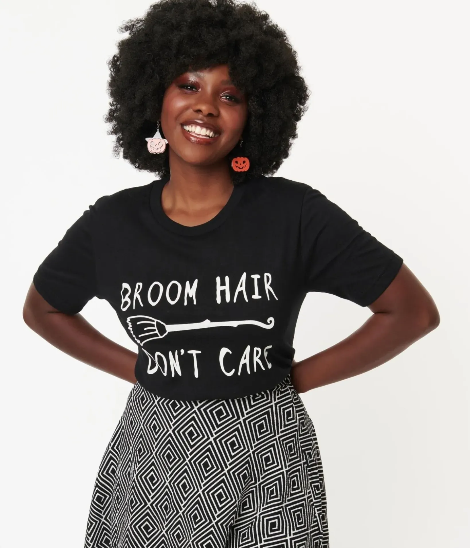 Unique Vintage Graphic Tees|All Things Black>Broom Hair Unisex Graphic Tee