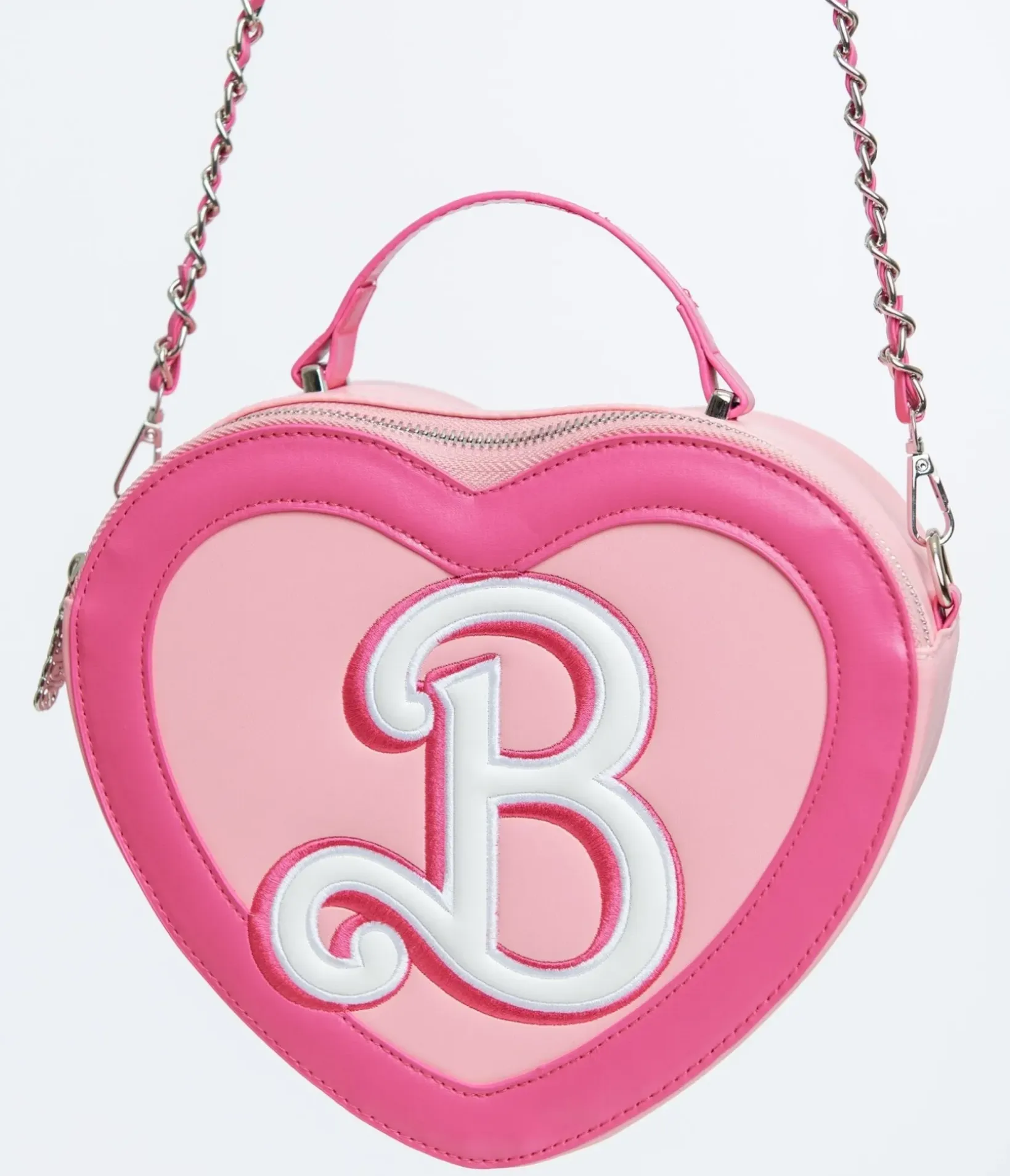 Unique Vintage All Things Pink|Novelty Bags>Cakeworthy Pink Barbie "B" Crossbody Bag