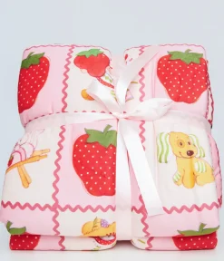Unique Vintage Gifts For The Home>Cakeworthy Strawberry Shortcake Fleece Blanket