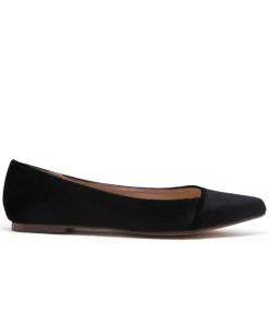 Unique Vintage Flats>Chelsea Crew Black Velvet Pammy Flats