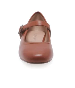 Unique Vintage Flats>Chelsea Crew Rust Mary Jane Dora Flats