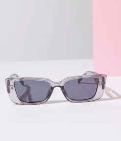 Unique Vintage Sunglasses>Clear Grey & Black Tint Sunglasses