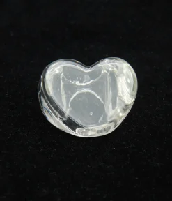 Unique Vintage Pride>Clear Heart Shaped Acrylic Ring