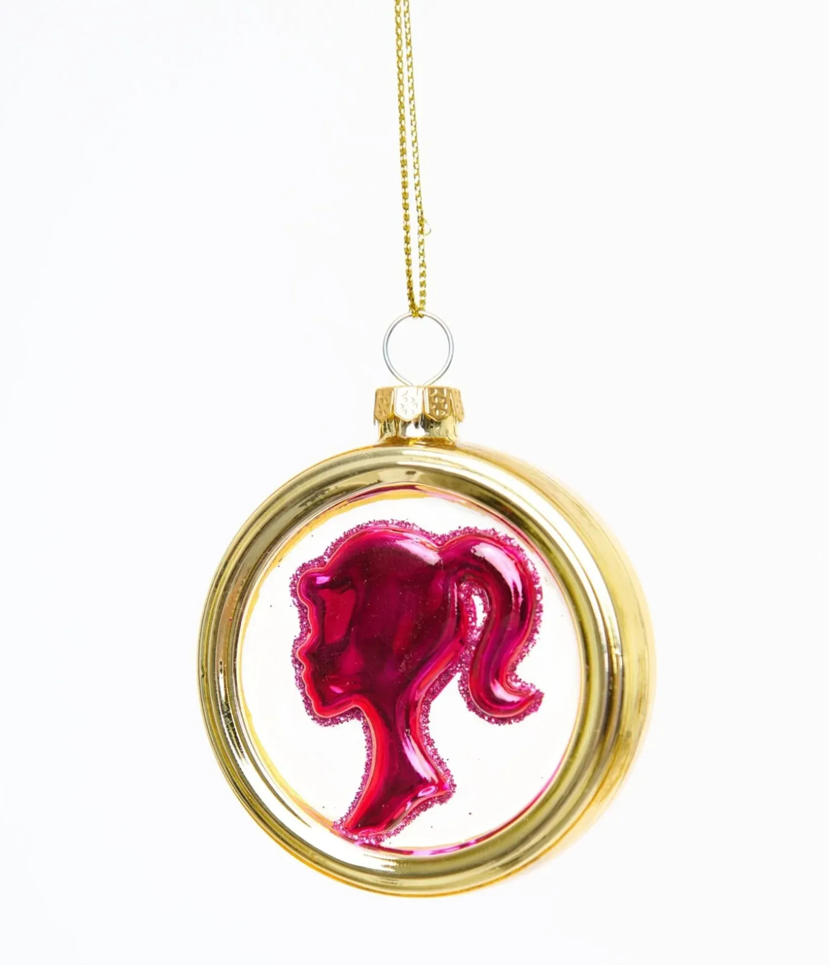 Unique Vintage Gifts For The Home|Gift Under $20>Cody Foster Barbie Silhouette Glass Ornament