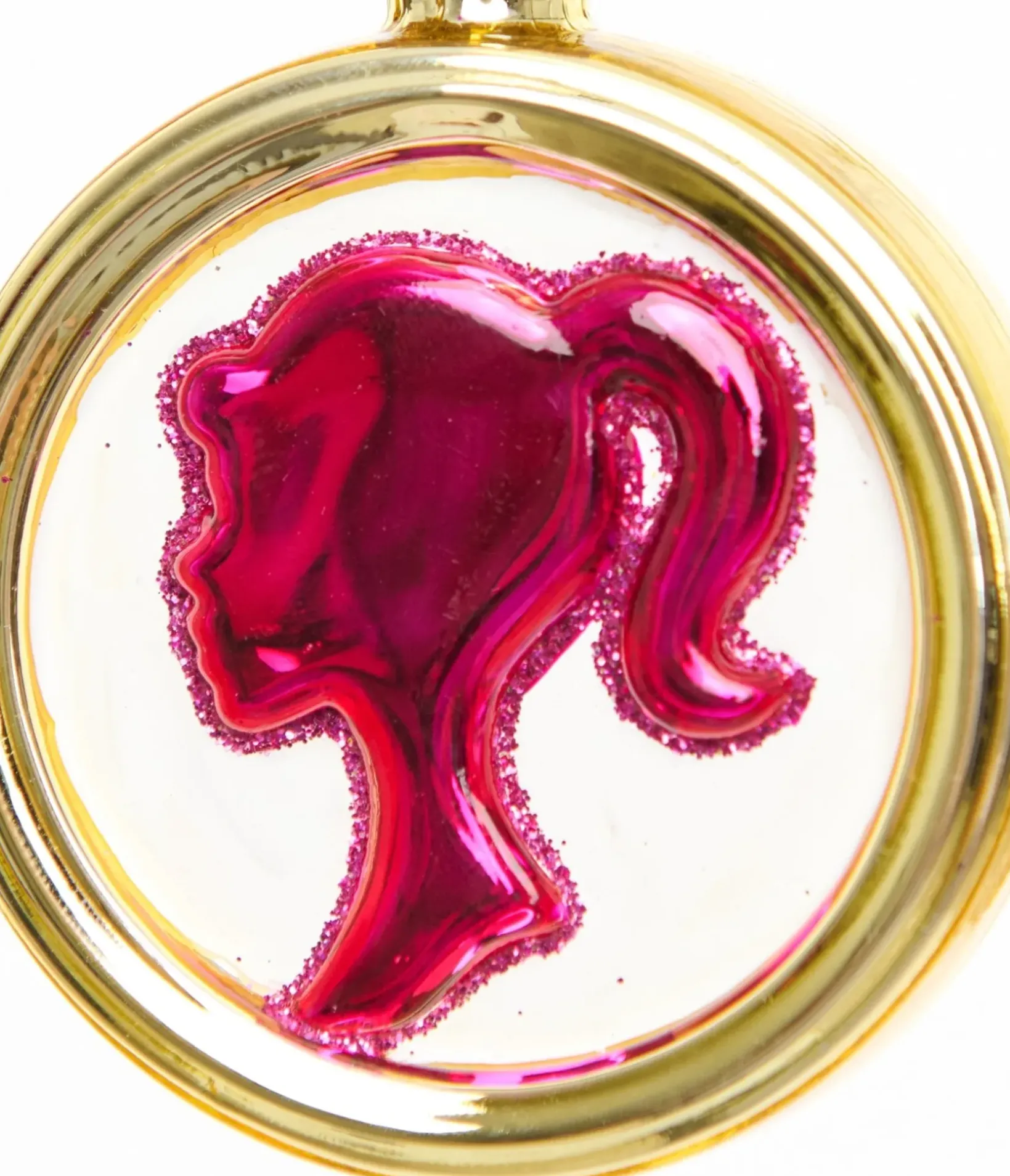 Unique Vintage Gifts For The Home|Gift Under $20>Cody Foster Barbie Silhouette Glass Ornament