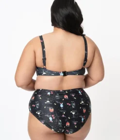 Unique Vintage Two Piece Swim|Swim Bottoms><noscript><img width=