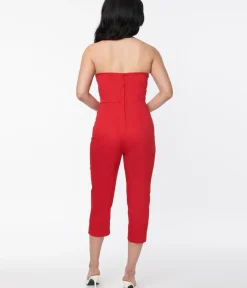 Unique Vintage Rompers & Jumpsuits|All Things Red><noscript><img width=