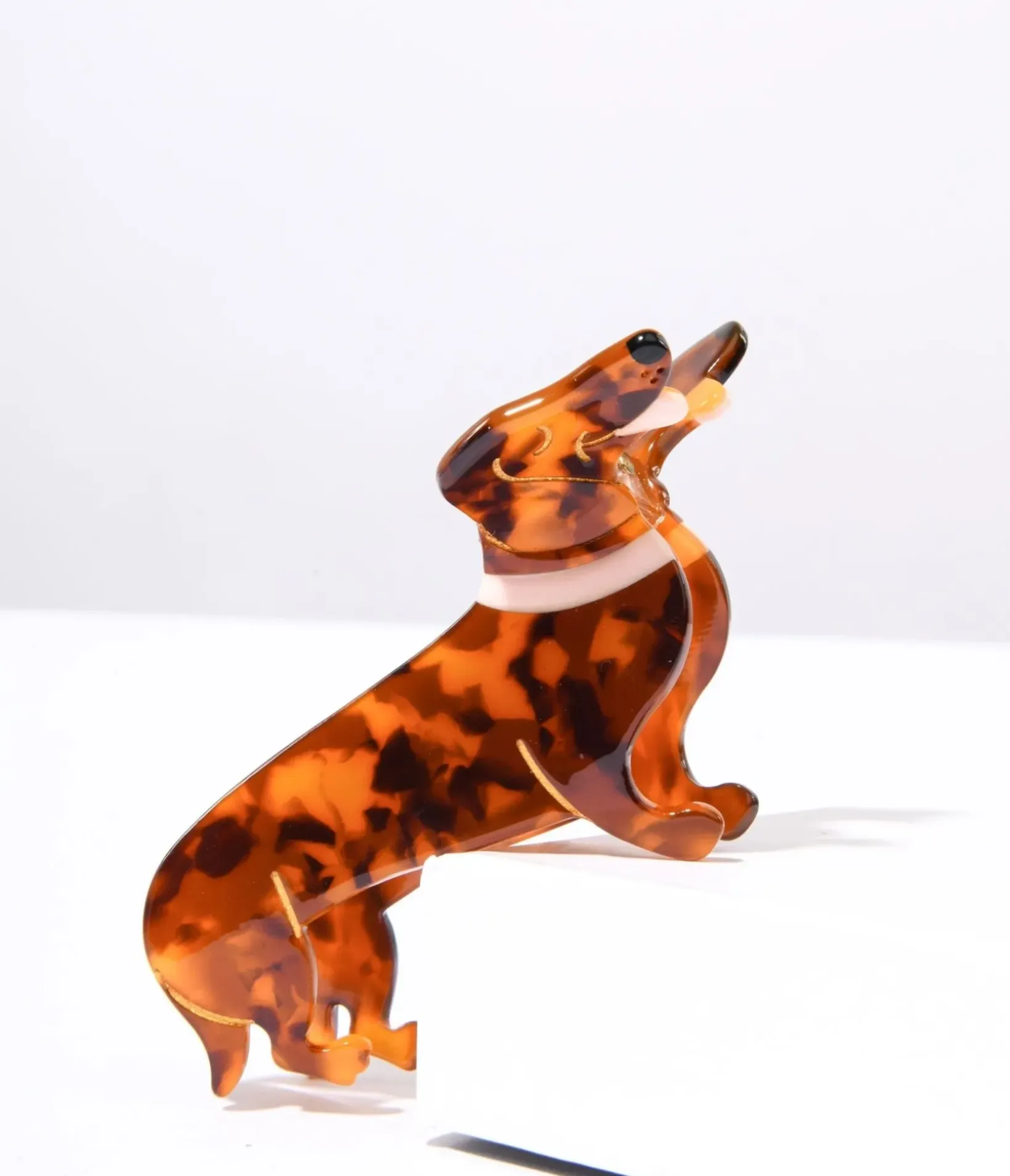 Unique Vintage Hair Clips|Beauty>Dachshund Acrylic Hair Claw