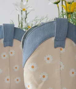 Unique Vintage Boots>Denim Daisy Cowboy Boot
