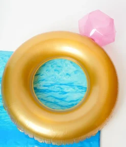 Unique Vintage Bachelorette|Gift Under $20>Diamond Ring Pool Float