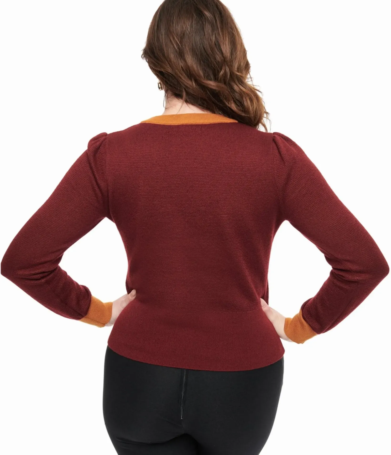 Unique Vintage Sweaters & Cardigans>Disney Hocus Pocus Collection by Burgundy Binx Hocus Pocus Embroidered Sweater