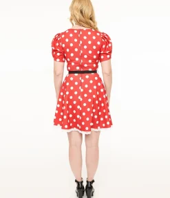Unique Vintage Fit & Flare|Pocket Dresses><noscript><img width=