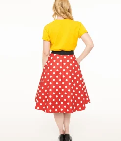 Unique Vintage Skirts|All Things Red><noscript><img width=