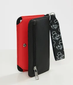 Unique Vintage Disney Bounding>Disney Mickey Mouse Phone Wristlet Wallet