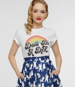 Unique Vintage Graphic Tees|Graphic Tees>Don't Be A Dick Unisex Graphic Tee