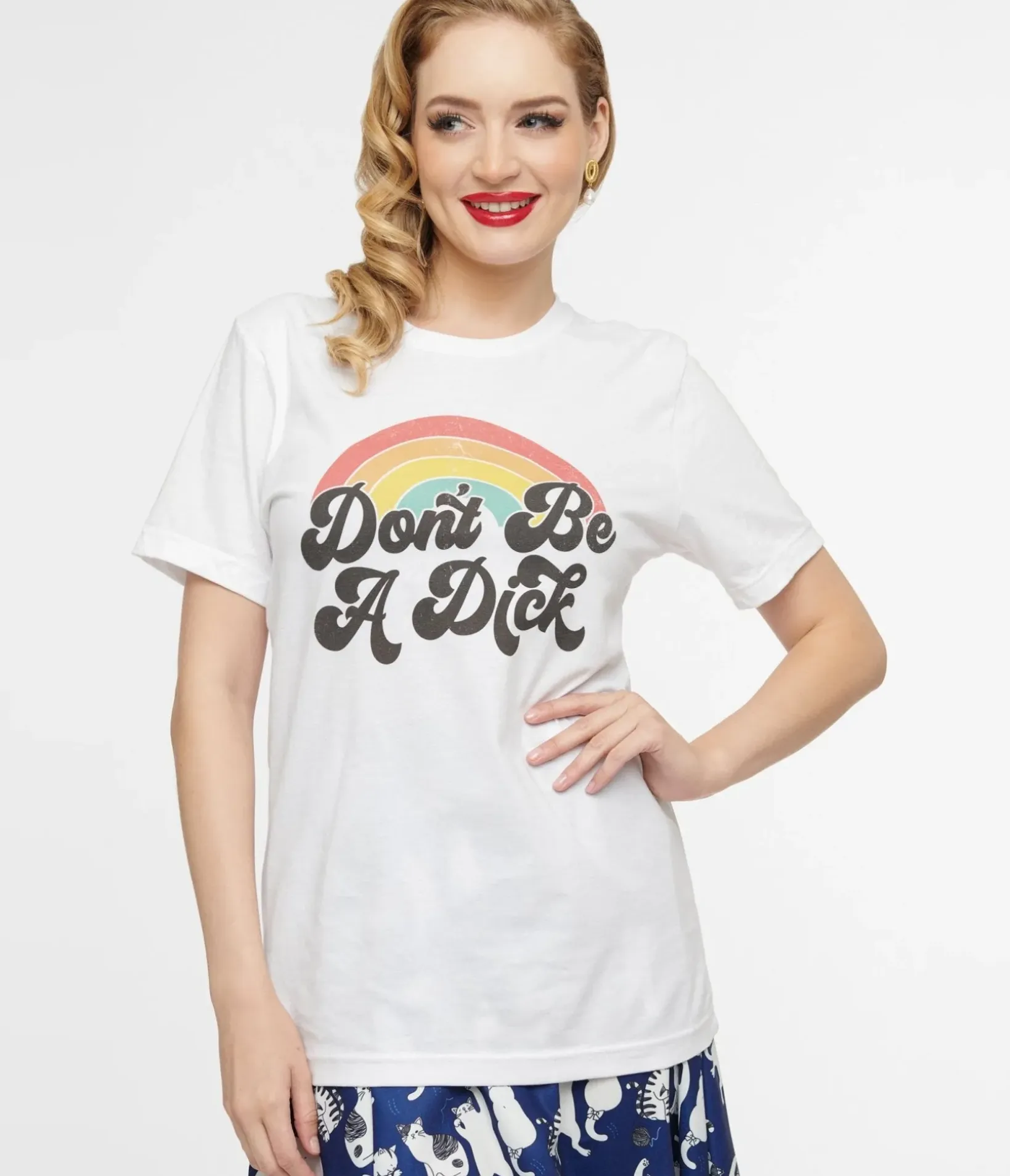Unique Vintage Graphic Tees|Graphic Tees>Don't Be A Dick Unisex Graphic Tee