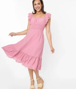 Unique Vintage Midi|Everyday Dresses><noscript><img width=