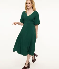 Unique Vintage Midi|Everyday Dresses><noscript><img width=