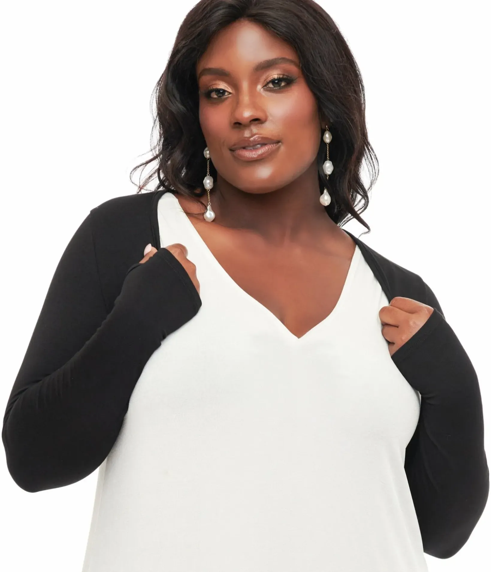 Unique Vintage All Things Black>Foxblood Black Signature Bolero