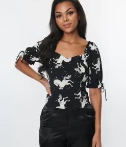 Unique Vintage Blouses><noscript><img width=