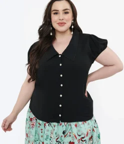 Unique Vintage Blouses|All Things Black><noscript><img width=