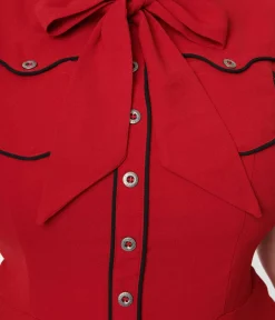 Unique Vintage Fit & Flare|Pocket Dresses><noscript><img width=