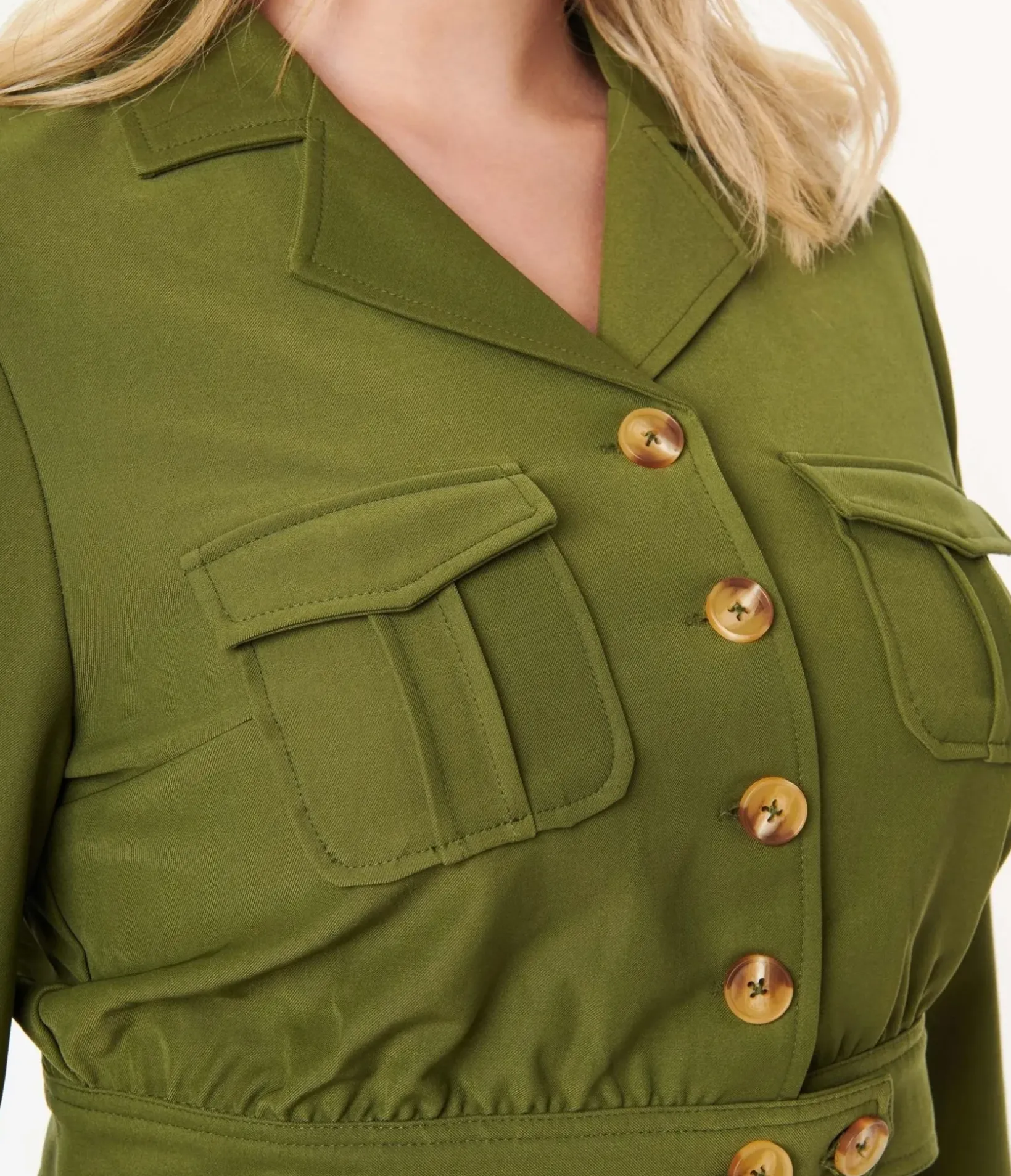 Unique Vintage Jackets|Coats & Jackets>Hell Bunny 1940s Green Ravenswood Jacket