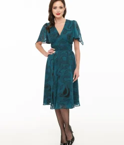 Unique Vintage Midi|Everyday Dresses><noscript><img width=