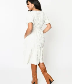 Unique Vintage Fit & Flare|Pocket Dresses><noscript><img width=