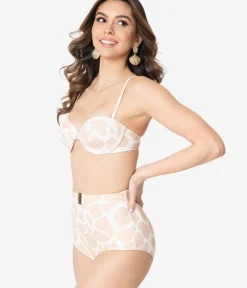 Unique Vintage Swim Tops|Two Piece Swim><noscript><img width=