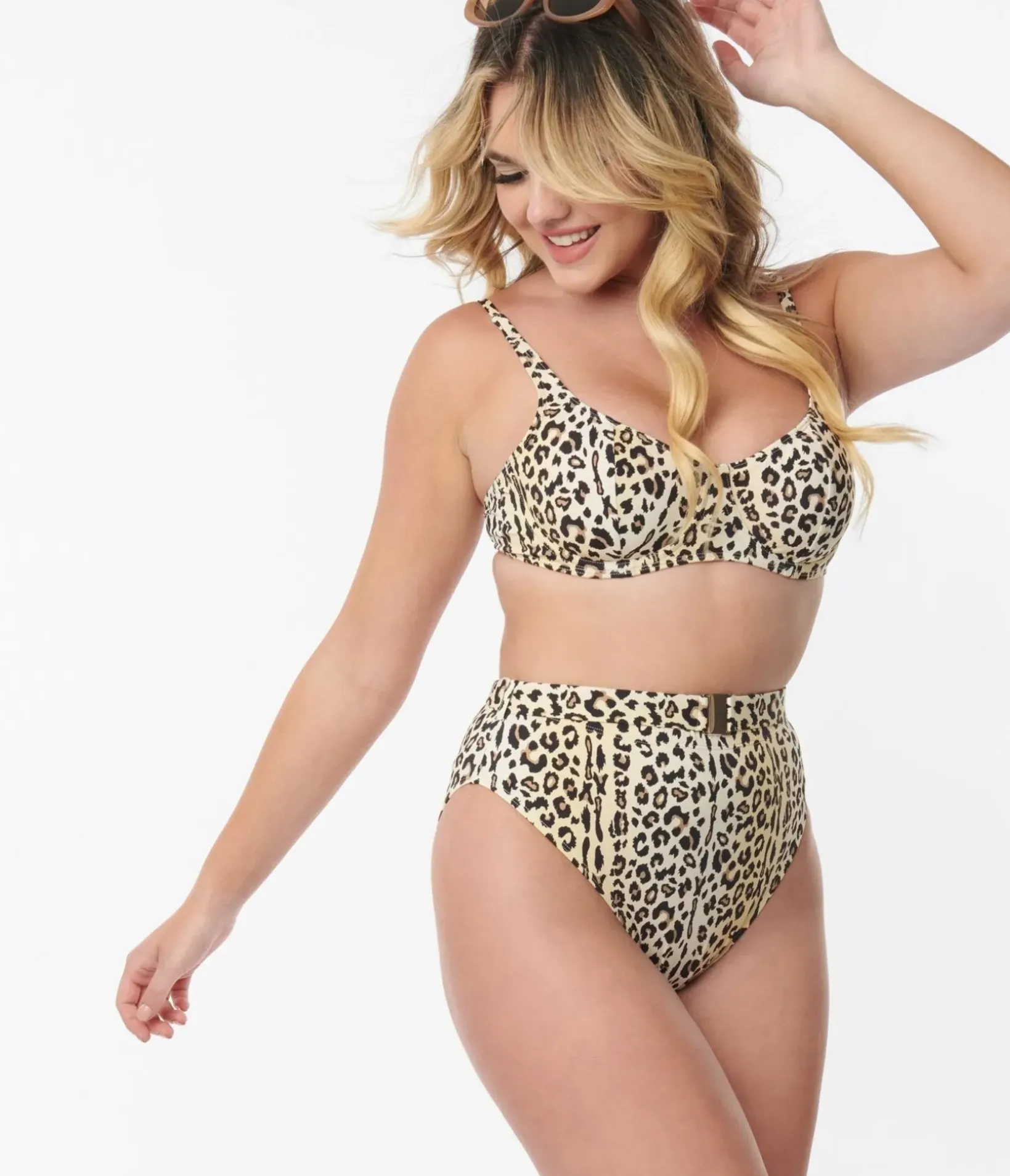 Unique Vintage Swim Bottoms|Two Piece Swim>Kingdom & State Leopard Print Swim Bottom