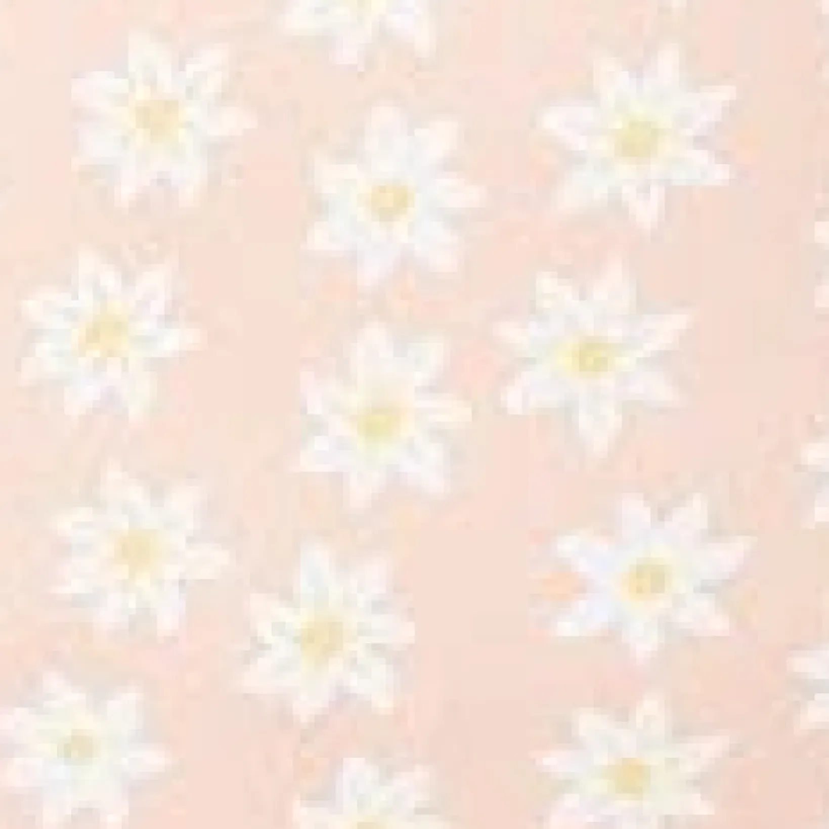 Unique Vintage Swim Tops|Two Piece Swim>Kingdom & State Peach & Ivory Daisy Print Swim Top