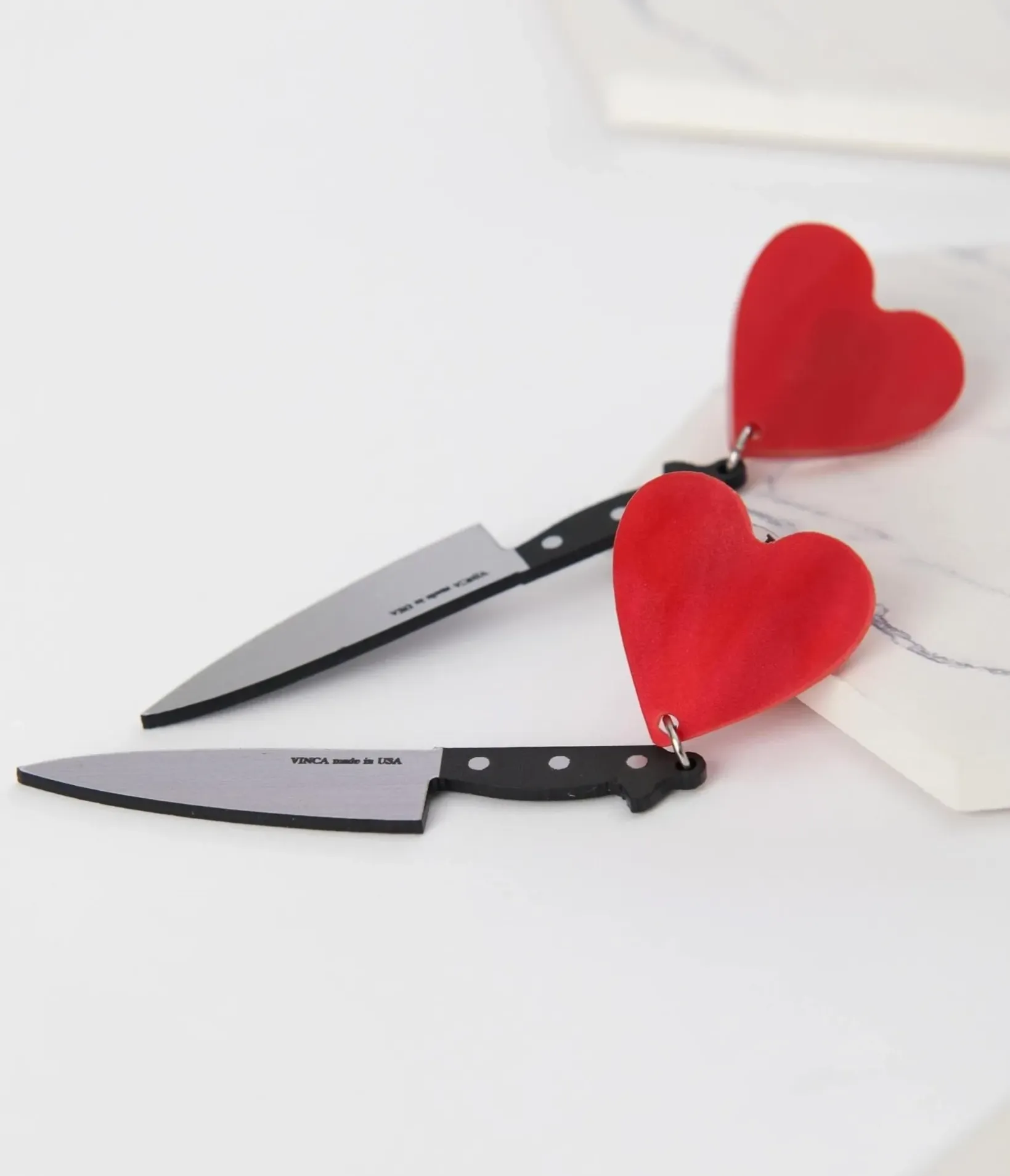 Unique Vintage Earrings>Knife Drop Earrings