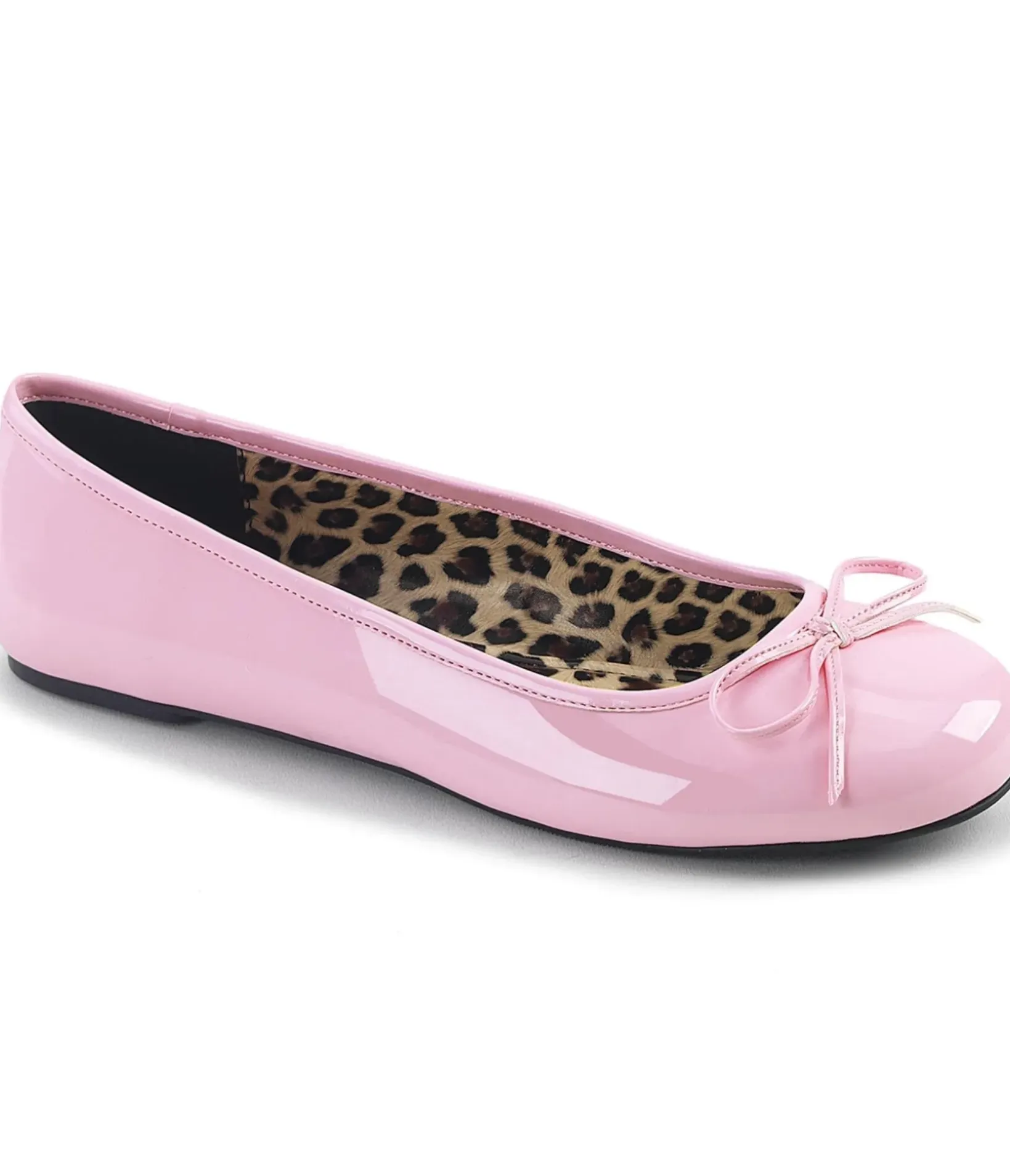 Unique Vintage Flats|All Things Pink>Light Pink Patent Leatherette Flats