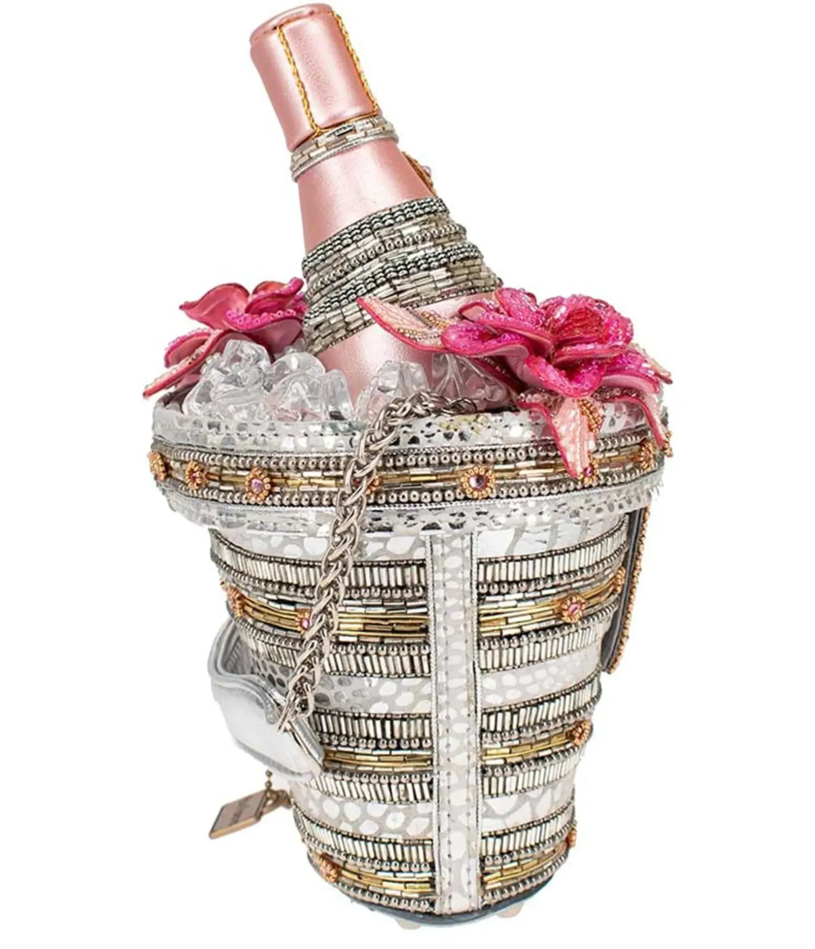 Unique Vintage Bachelorette|Novelty Bags>Mary Frances Champagne On Ice Handbag