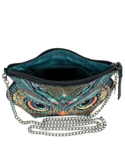 Unique Vintage Novelty Bags>Mary Frances Head Turner Owl Crossbody Handbag